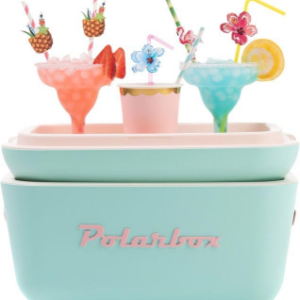 Retro Cooler Box with Strap - 12L - Turquoise