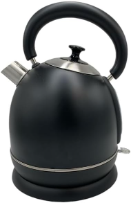 Dome Kettle - 1.8L Stainless Steel  (Black)