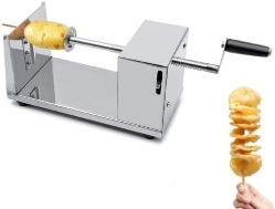Twisting potato cutter