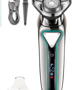 Wet Dry Waterproof Electric Shaver for Men