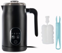 Electric Milk Frother & Steamer – 4-in-1 with Temperature Control