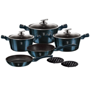 Cookware Set - 10-Piece Marble Coating  -Aquamarine