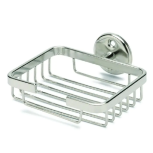 Soap Holder Silver Stainless Steel Wall Mount