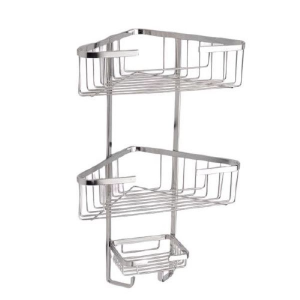 Topaz Shower Rack - 3 Tier - Stainless Steel