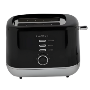 Platinum Black 2 Slice Toaster