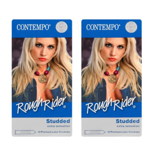 Contempo Rough Rider Premium Latex Condoms - 2 x 12 Pack