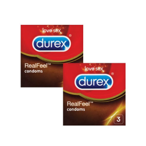 Durex Real Feel Condoms - 2 x 3 Pack