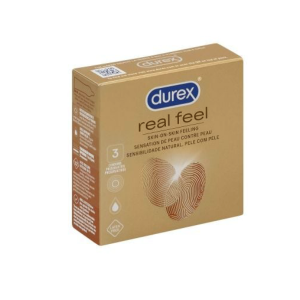 Durex- 3 Real Feel Condoms x 4