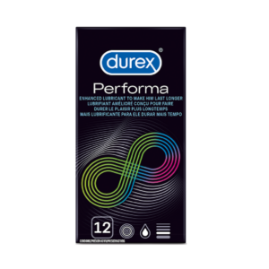 Durex 6 x 12's, Delay Climax, Lubricated Condoms, Performa
