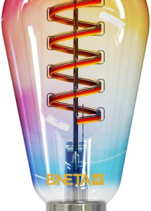 BNETA IoT Smart WiFi LED Filament Bulb ST64 Colour & Warm/Cool White
