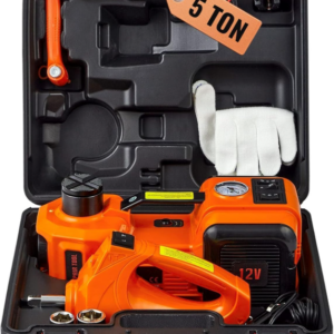 Electric Car Jack with Impact Wrench Kit 12V - 5Ton