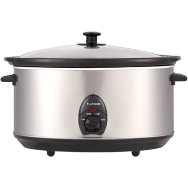 Slow Cooker Silver 6.5L