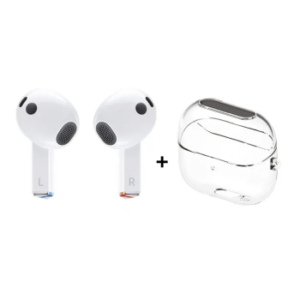 Buds3 Pro White & Clear Case Cover