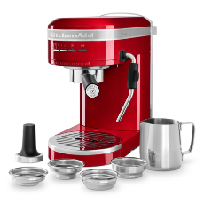 Espresso Coffee Machine - Empire Red