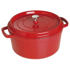 Cast iron Cocotte - 28cm/6.7L - Cherry