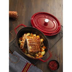 Cast iron Cocotte - 4.2L - Cherry