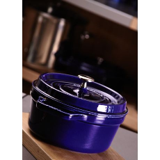 Cast iron Cocotte - Dark Blue 4.2L
