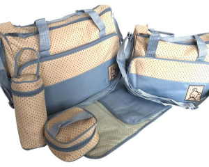 Diaper Bag Set - 5 Piece  - Light Blue