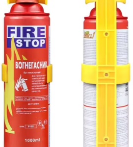 Portable Fire Extinguisher With Holder - 1000ml - Easy To Store In Car
