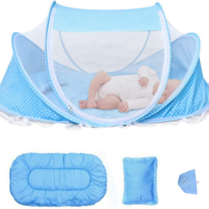Mosquito Net Bed - Blue