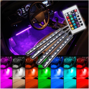 Car LED Strip Lights with remote